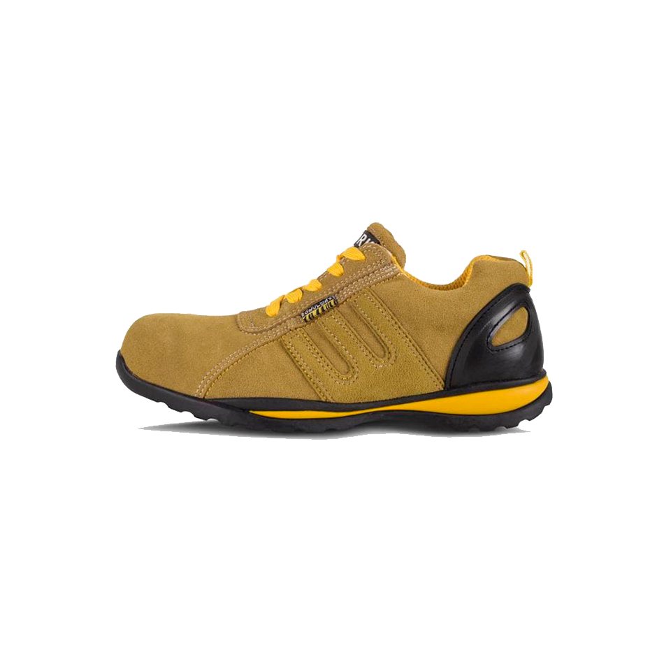Zapato Workteam anti impactos amarillo